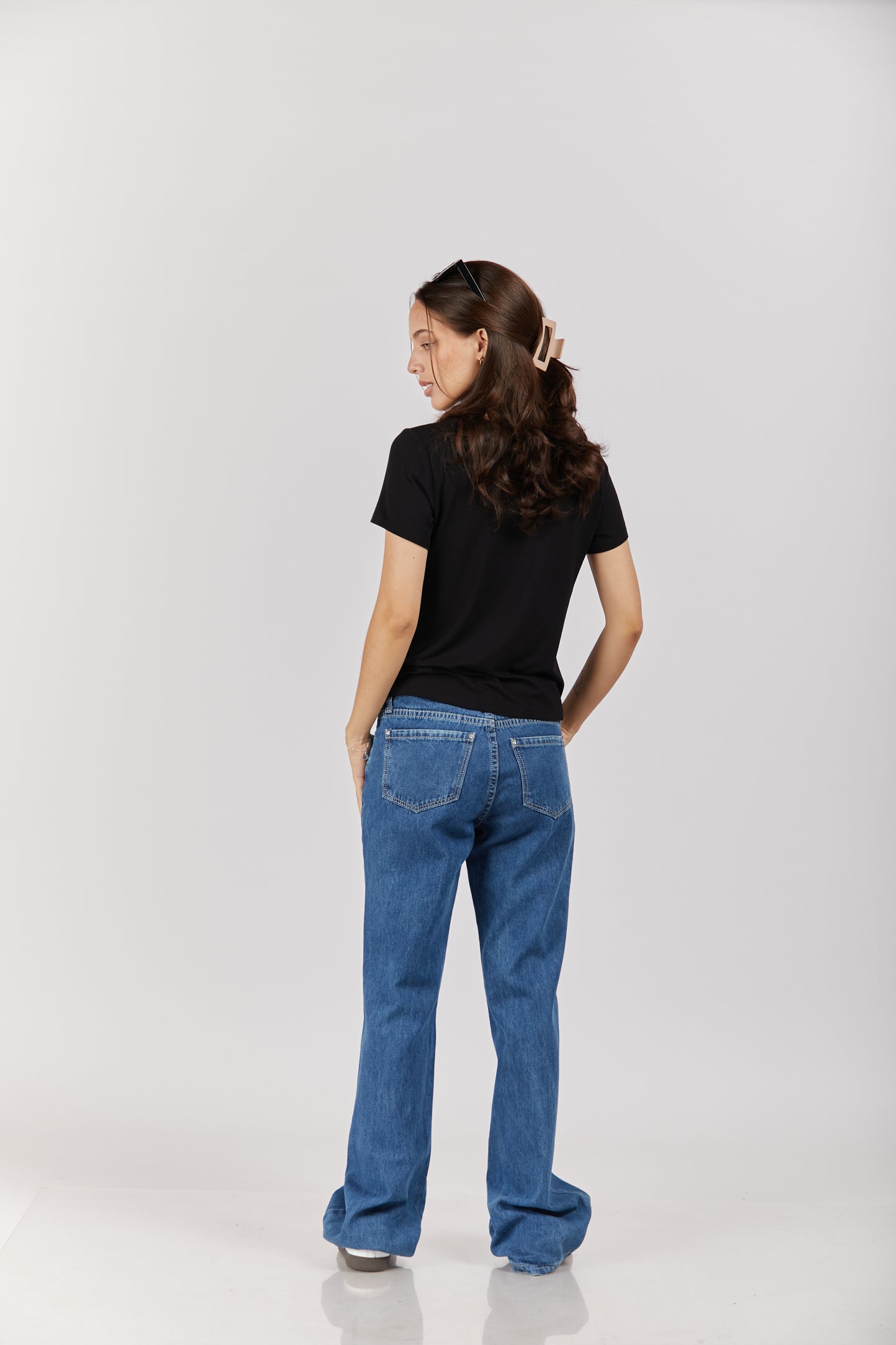 Jean Mom Flare - Azul